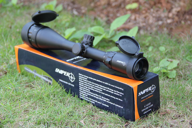 4-16x50 Mil-Dot Green/Red Illuminate Rifle Scope AO Adjustment